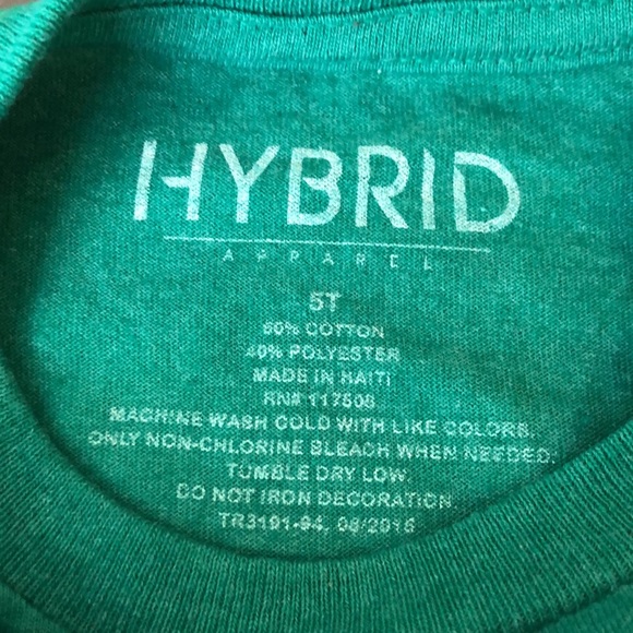 Hybrid Green “Excuse My Parents I’m Still Working On Them” T-shirt 5T - Picture 4 of 5